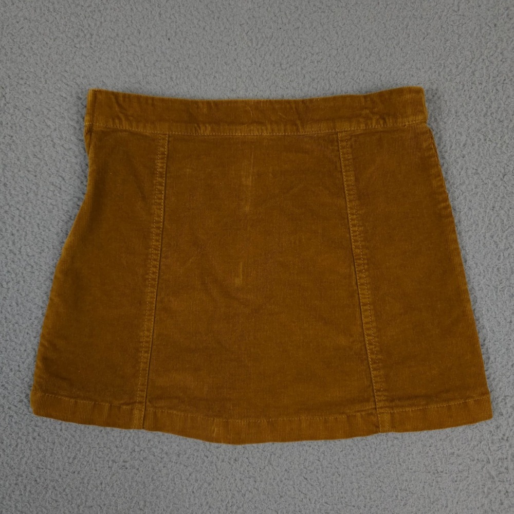 Crewcuts Skirt Girls 8 Brown Corduroy Mini Adjustable Waist Preppy School J Crew - Picture 2 of 9
